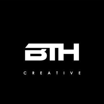 BTH Letter Initial Logo Design Template Vector Illustration