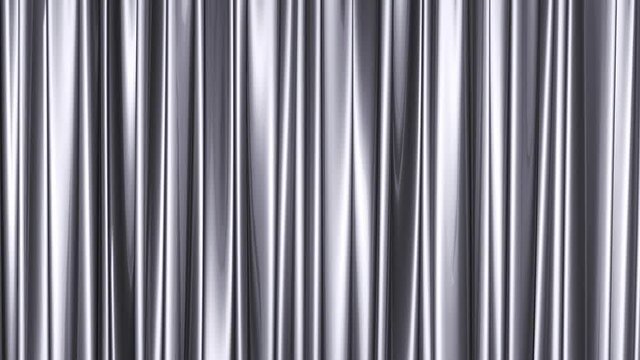 Curtain Silver Backgrounds Looped Video