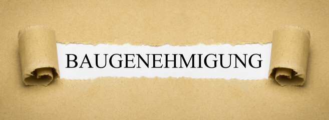 Baugenehmigung