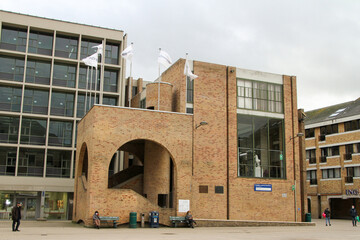 Belgum, Campus of the Catholic University of Louvain-la-Neuve - obrazy, fototapety, plakaty