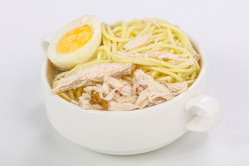 Japanese cuisine - Ramen soup with chicken