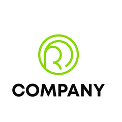 Obraz premium RO logo design