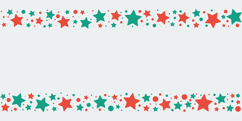 Stars frame pattern background illustration