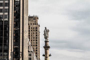 New York- Statue of Christopher Columbus