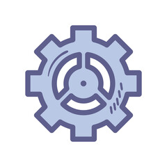 gear icon isolated vector design