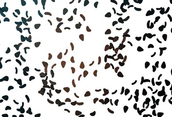 Light Black vector texture with random forms.