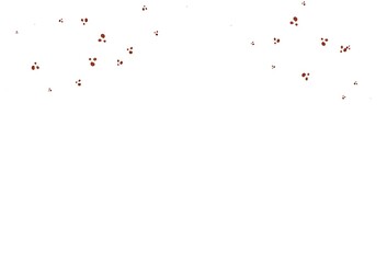 Light Red vector pattern with bubble shapes.