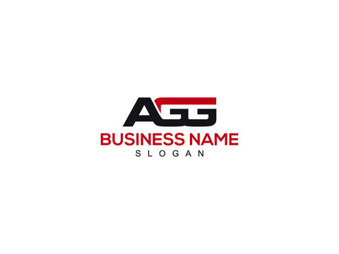 AGG Logo Image, agg letter type logo icon design