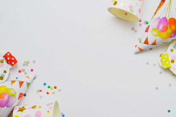 background with party hat