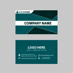 Visiting and business card branding company abstract colourful pattern template.