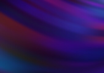Dark Purple vector blurred bright pattern.