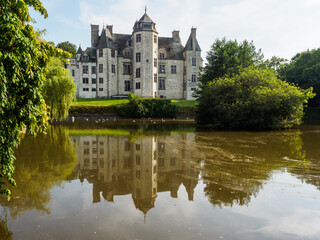 Obraz premium château de Nacqueville dans la Manche en France