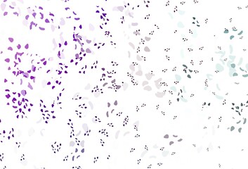 Light purple vector background with abstract forms.
