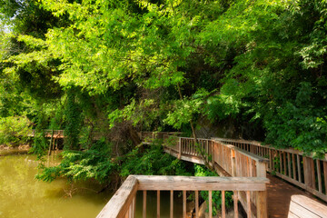 Ijam Nature Park Boardwalk along the Tennessee River