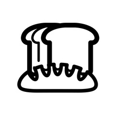 Delicious bread icon