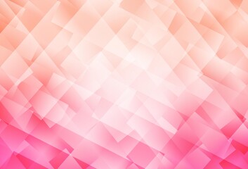 Light Pink vector background with rectangles.