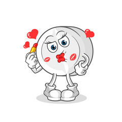 medicine make up mascot. cartoon vector