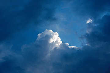 Fototapeta na wymiar Cloudy sky. Dramatic cloudy sky as abstract background.