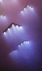 Foto op Canvas UFO Triangular Unidentified Flying Object © ktsdesign