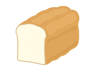 一斤の食パンのイラスト