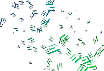 Light Blue, Green vector pattern with narrow lines.