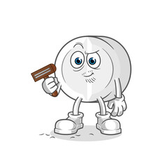 medicine shave facial hair vector. cartoon character