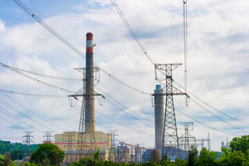 Obraz premium TVA Bull Run Fossil Plant in Oak Ridge Tennesse