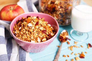 appetizing healthy granola