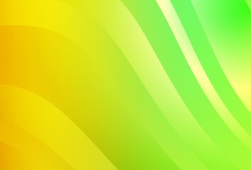 Light Green, Red vector pattern with bent lines.