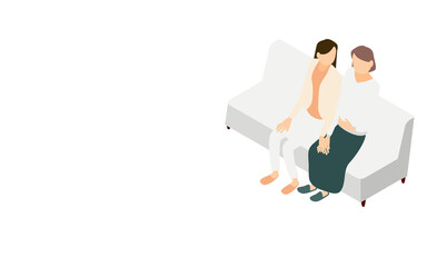 アイソメトリック、ＬＧＢＴ、性の多様性のひとつ、レズビアンカップル