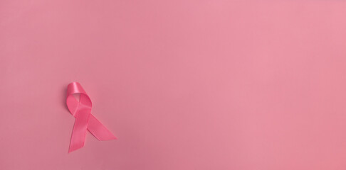 pink ribbon, breast cancer awareness, world cancer day concept