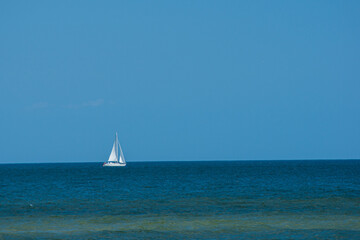 sailboat on the sea