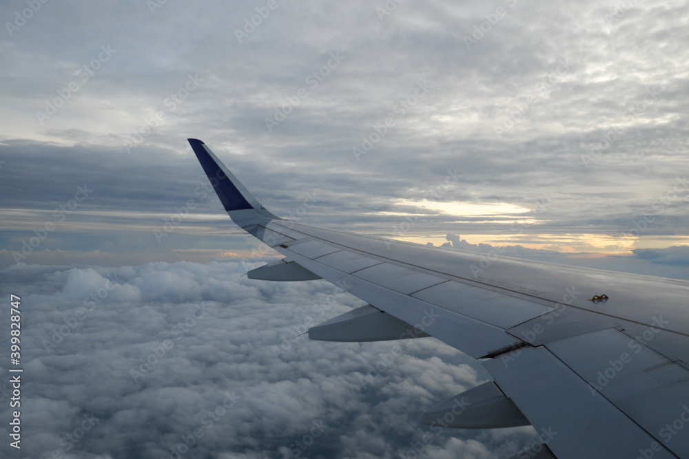 Wall mural view from the plane