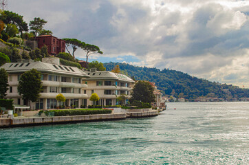 View of Istanbul from the Bosphorus Bay