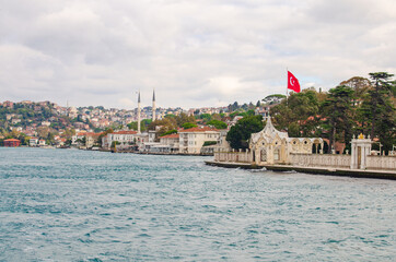 View of Istanbul from the Bosphorus Bay
