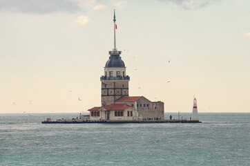 View of the Leandro Tower in Istanbul