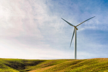 Lone wind turbine
