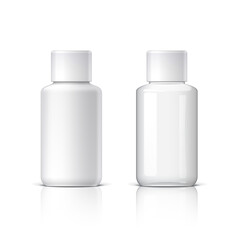 Realistic Cosmetic bottle can sprayer container. Template For Mock up for brand template. vector illustration.