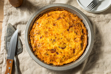 Homemade Breakfast Bacon Quiche