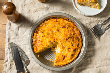 Homemade Breakfast Bacon Quiche