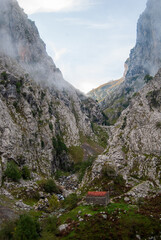 Stable between mountains