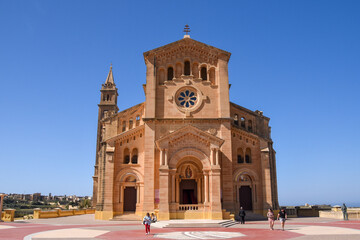 The Basilica of the National Shrine of the Blessed Virgin of Ta' Pinu at Gozo, Malta