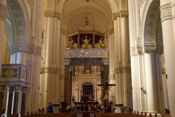 The Basilica of the National Shrine of the Blessed Virgin of Ta' Pinu at Gozo, Malta