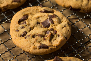 Warm Homemade Chocolate Chip Cookies