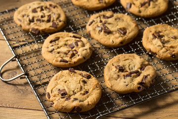 Warm Homemade Chocolate Chip Cookies