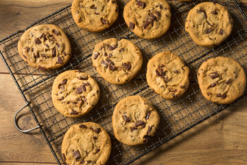 Warm Homemade Chocolate Chip Cookies