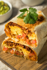 Homemade Chorizo Breakfast Burrito
