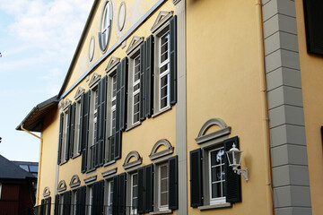 Hausfassade in Hinterzarten im Schwarzwald