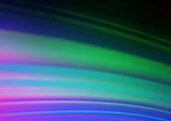 Dark Multicolor, Rainbow vector blurred background.