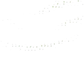 Light green vector pattern with gender elements.